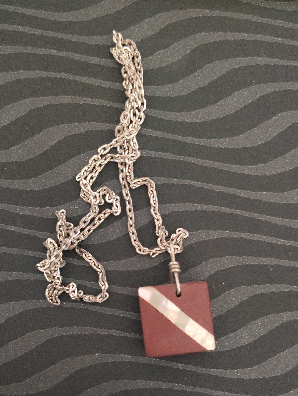 S.W. Native American Pipestone and Mother of Pearl Necklace
